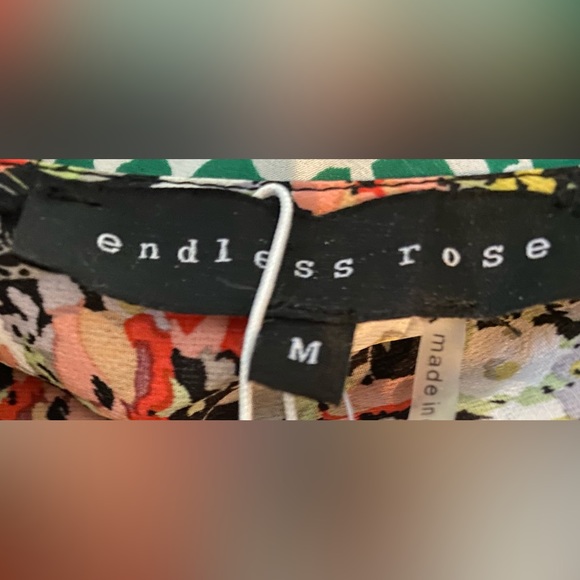 NWT Revolve | Endless Rose Pleated Floral Romper Ruffled w Bishop Sleeves CL3 - Picture 11 of 12